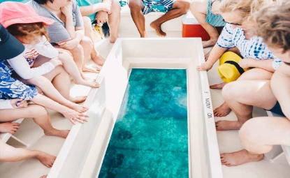 Picture of GLASS-BOTTOM BOAT IN THE RED SEA
